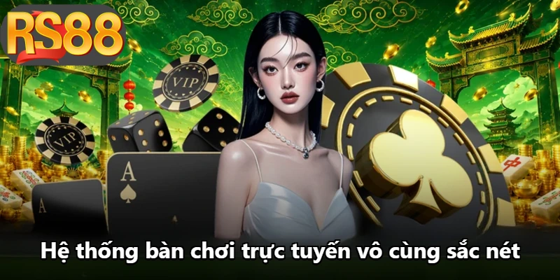 Hệ thống bàn chơi trực tuyến vô cùng sắc nét Hệ thống bàn chơi trực tuyến vô cùng sắc nét