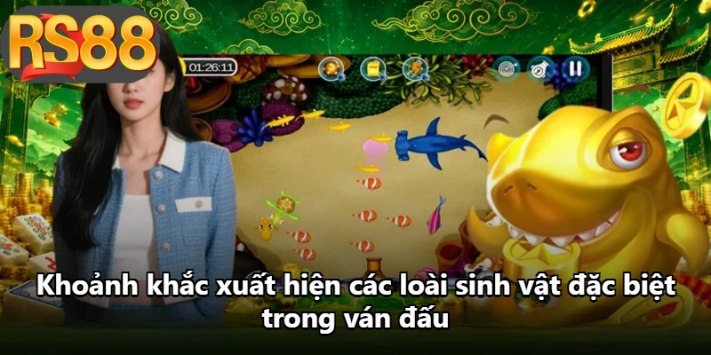 Khoảnh khắc xuất hiện các loài sinh vật đặc biệt trong ván đấu